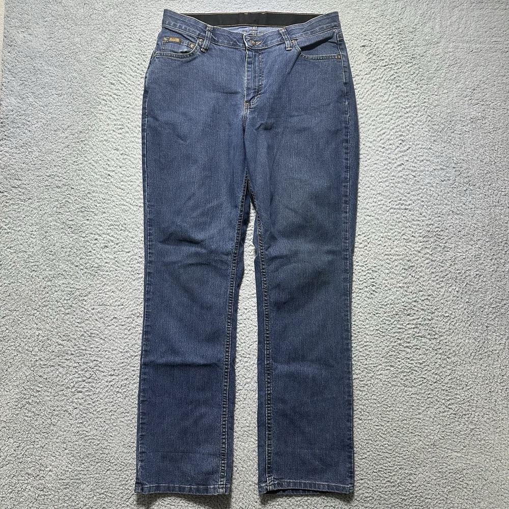 Vintage Lee Riders Womens Mid Rise Straight Jeans Size 12M (30x29) Blue Denim